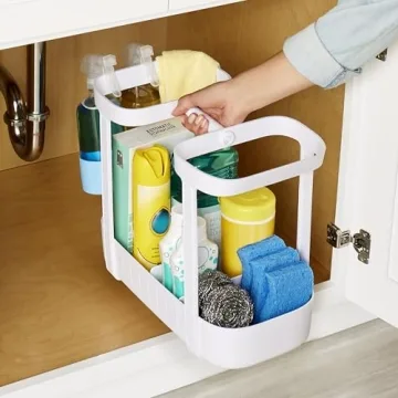 YouCopia Under Sink Cleaning Caddy, 2-Tier Organizer