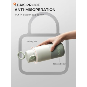 BOLOLO Cordless Portable Milk Warmer for Babies