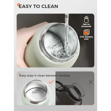 BOLOLO Cordless Portable Milk Warmer for Babies