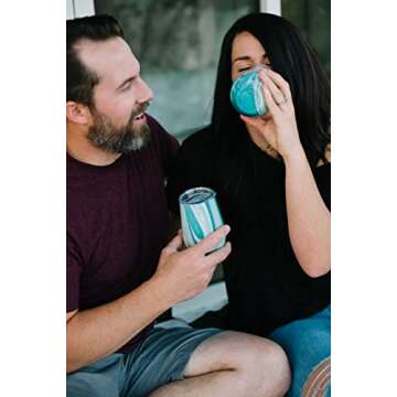 Simple Modern Wine Tumbler with Press-In Lid | Insulated 12oz Stemless Glass Cup or Coffee Mug with ...