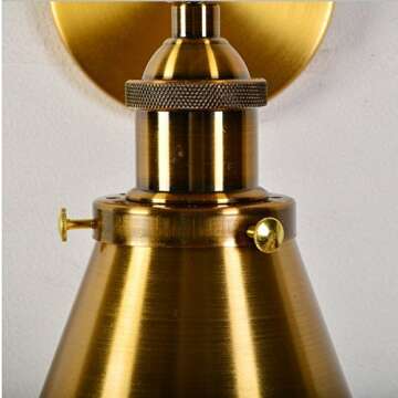 Kiven 1-Light Plug-in Wall Sconce with Copper Finish