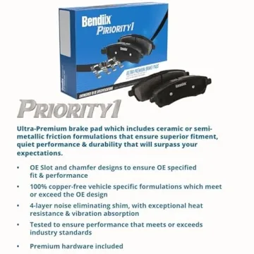 Bendix Priority1 CFM1017 Brake Pads for Audi VW Models