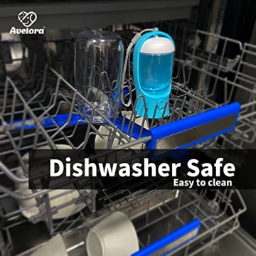 Dog Water Bottle with Food Container - AVELORA