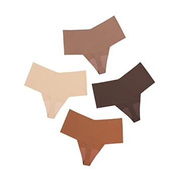 DEANGELMON Women's High Waisted Seamless Underwear Pack