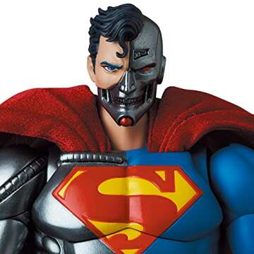 Medicom Cyborg Superman Mafex Action Figure - High Articulation