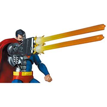 Medicom Cyborg Superman Mafex Action Figure - High Articulation
