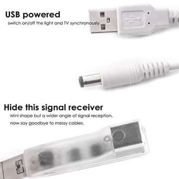 BASON 14.76ft LED TV Backlight with Remote and 4096 Colors