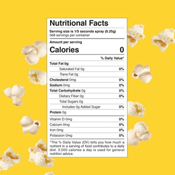 Winona Pure Popcorn Butter Spray - Dairy-Free Flavor Enhancer