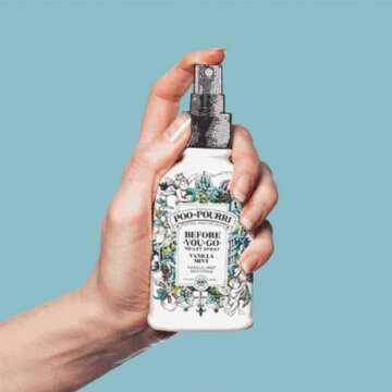 Poo-Pourri Before-You-Go Toilet Spray, Vanilla Mint, 4 Fl Oz - Vanilla, Mint and Citrus
