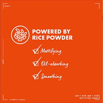 NYX Can't Stop Won't Stop Mattifying Pressed Powder - Caramel