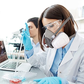 WAKYFLX Reusable Half Face Cover for Dust and Chemicals