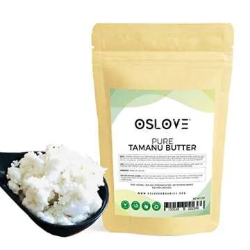 Oslove Organics Tamanu Butter 8 oz Natural Moisturizer for Skin and Hair | Great for keeping whipped body butters soft and fluffy, lotions, salves and cremes