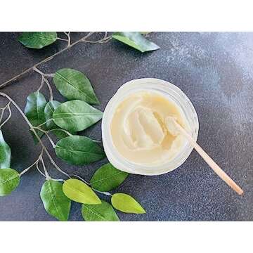 Oslove Organics Tamanu Butter 8 oz Natural Moisturizer for Skin and Hair | Great for keeping whipped body butters soft and fluffy, lotions, salves and cremes