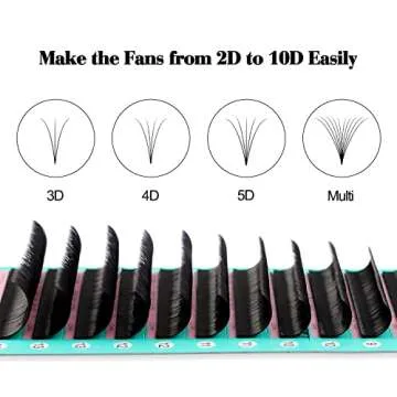 Automatic Blooming Easy Fan Lashes for Effortless Volume