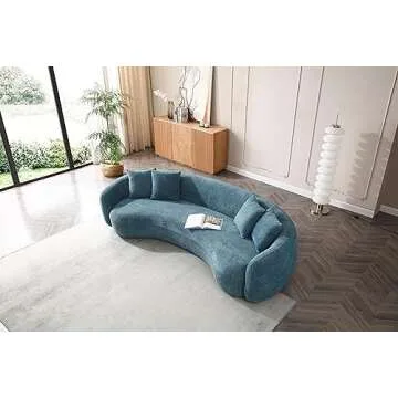 Luxury Modern Cloud Curved Sofa for Comfy Living Rooms