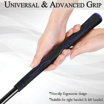 Greatlizard Golf Swing Training Aid Golf Swing Trainer Aid Golf Practice Warm-Up Stick for Strength Flexibility and Tempo Training Golf Golf Swing Aid for Men and Women