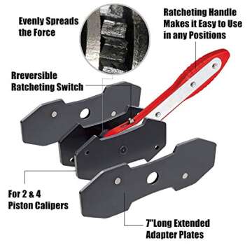 JOJOY LUX Brake Caliper Compression Tool for Disc Brakes