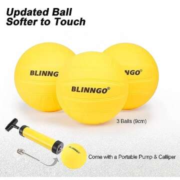 Blinngo Blinngoball Roundnet Set with Lights & 3 Balls