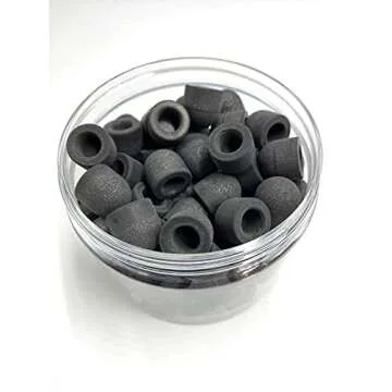 SSR New! 100 x D-Type Hard Mix Rubber Steel Shells Rubber Balls Mixed with Steel Powder 6 Grams Heavy Ammunition for Training Home Self Defense Paintball Pistols in 68 Caliber, Black