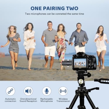 MESTPURER Wireless Lavalier Microphone for iPhone