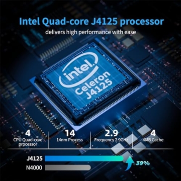 HIGOLE Mini PC with 10.1 Touch Screen and Windows 11