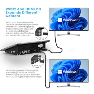 HIGOLE Mini PC with 10.1 Touch Screen and Windows 11