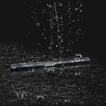 MOLAER UV Black Light Flashlight 2-Pack - Detect & Inspect