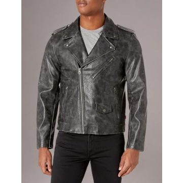 Levi's Faux Leather Motorcycle Jacket for Chic Riders