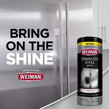 Weiman Stainless Steel Cleaning Wipes for Easy Appliance Care