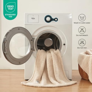 3 Calming Pet Blankets Soft Sherpa Fleece Beige