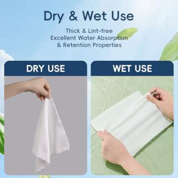 Ultra Soft SOOWASH Microfiber Facial Towels for All Skin Types