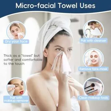 Ultra Soft SOOWASH Microfiber Facial Towels for All Skin Types