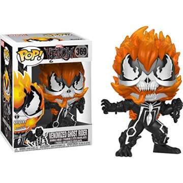 Exclusive Funko Pop Movies Venom Venomized Ghost Rider Collectible Figure 3.75 Inch