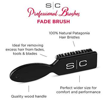 StyleCraft Barber Fade Brush – Perfect for Barbers and Groomers