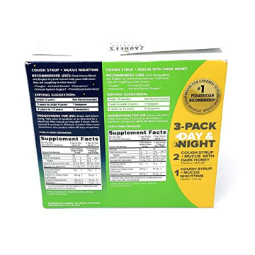 Zarbee's Children's Cough Syrup - Natural Relief 3 Pack