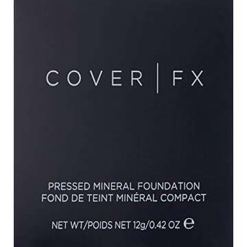 Cover FX Pressed Mineral Foundation: Talc-Free Buildable Powder for Flawless Skin