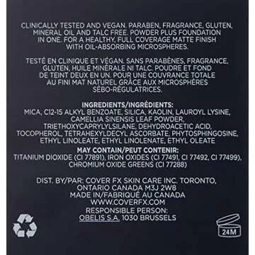 Cover FX Pressed Mineral Foundation - Talc-Free, Weightless Finish