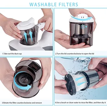 BAIDREN 12KPa UV Mattress Vacuum Cleaner for Allergen-Free Home