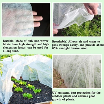 Pachor Big Size Frost Protection Plant Covers 6.6x19.7 FT