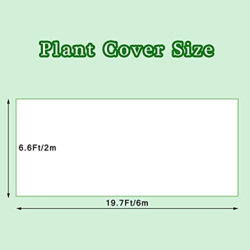 Pachor Big Size Frost Protection Plant Covers 6.6x19.7 FT
