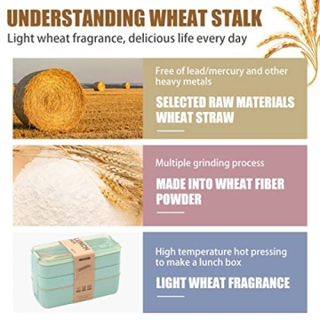 BPA-Free Stackable Bento Box Kit Eco-Friendly Lunch Solution