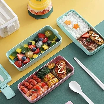 BPA-Free Stackable Bento Box Kit Eco-Friendly Lunch Solution