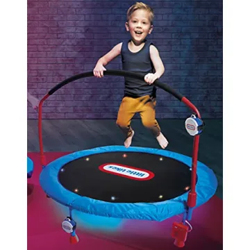 Exciting 4.5 ft Trampoline with LED Lights & Music