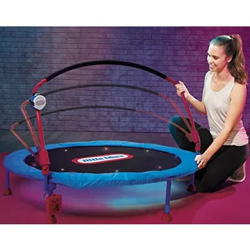 Exciting 4.5 ft Trampoline with LED Lights & Music