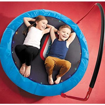 Exciting 4.5 ft Trampoline with LED Lights & Music