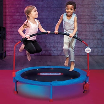 Exciting 4.5 ft Trampoline with LED Lights & Music