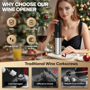 Electric Wine Opener Rechargeable Corkscrew Gift Set