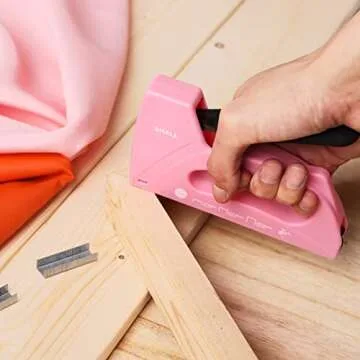 Light Duty Pink Staple Gun for Creative Women