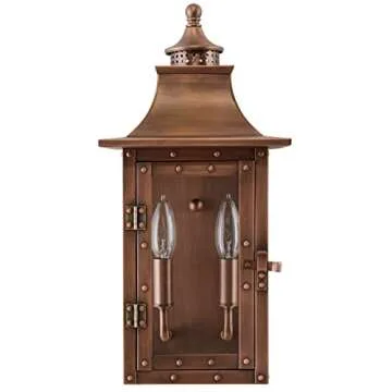 Vintage Copper Dimmable Lantern - Timeless Outdoor Lighting