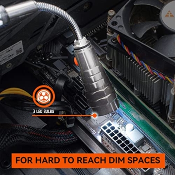 Extendable Magnetic Flashlight & Pickup Tool for Men